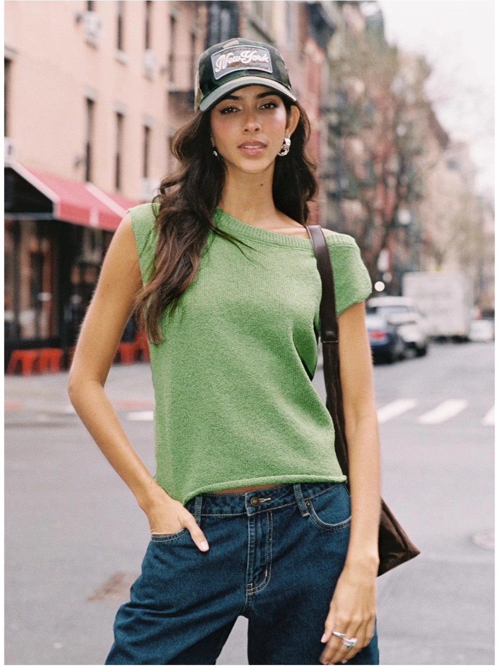 Princess Polly Ashfield Off Shoulder Sweater